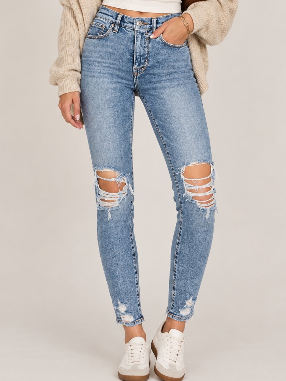 GOOD AMERICAN Good Legs Jeans in Indigo385 Size 8 / 29